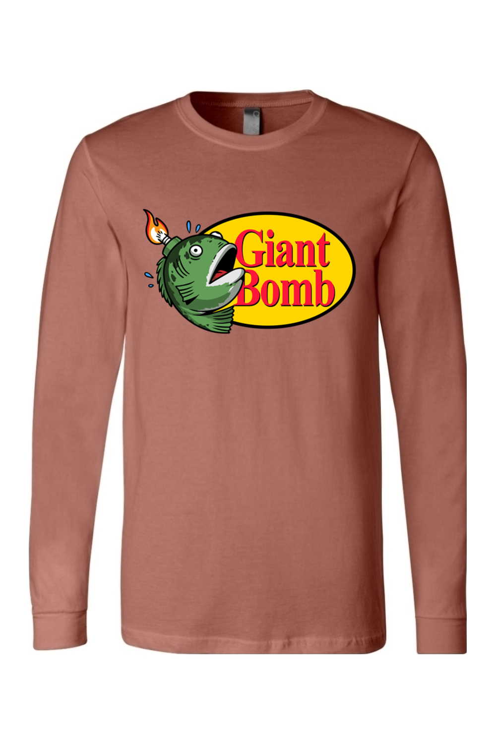 Giant Bomb Long Sleeve Fishing Shirt