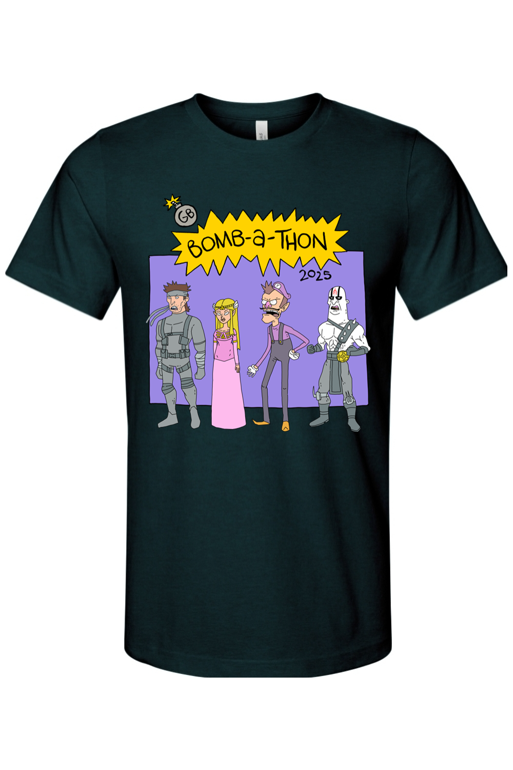 Bombathon 2025 Shirt with Characters