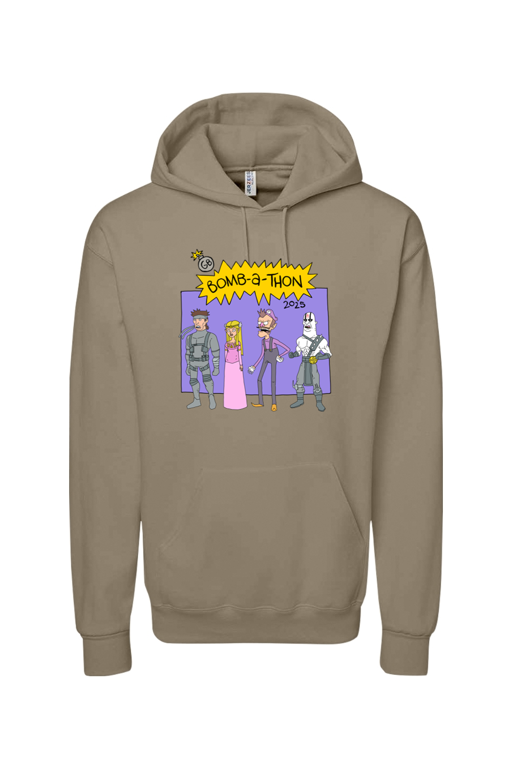 Bombathon 2025 Hoodie with Characters
