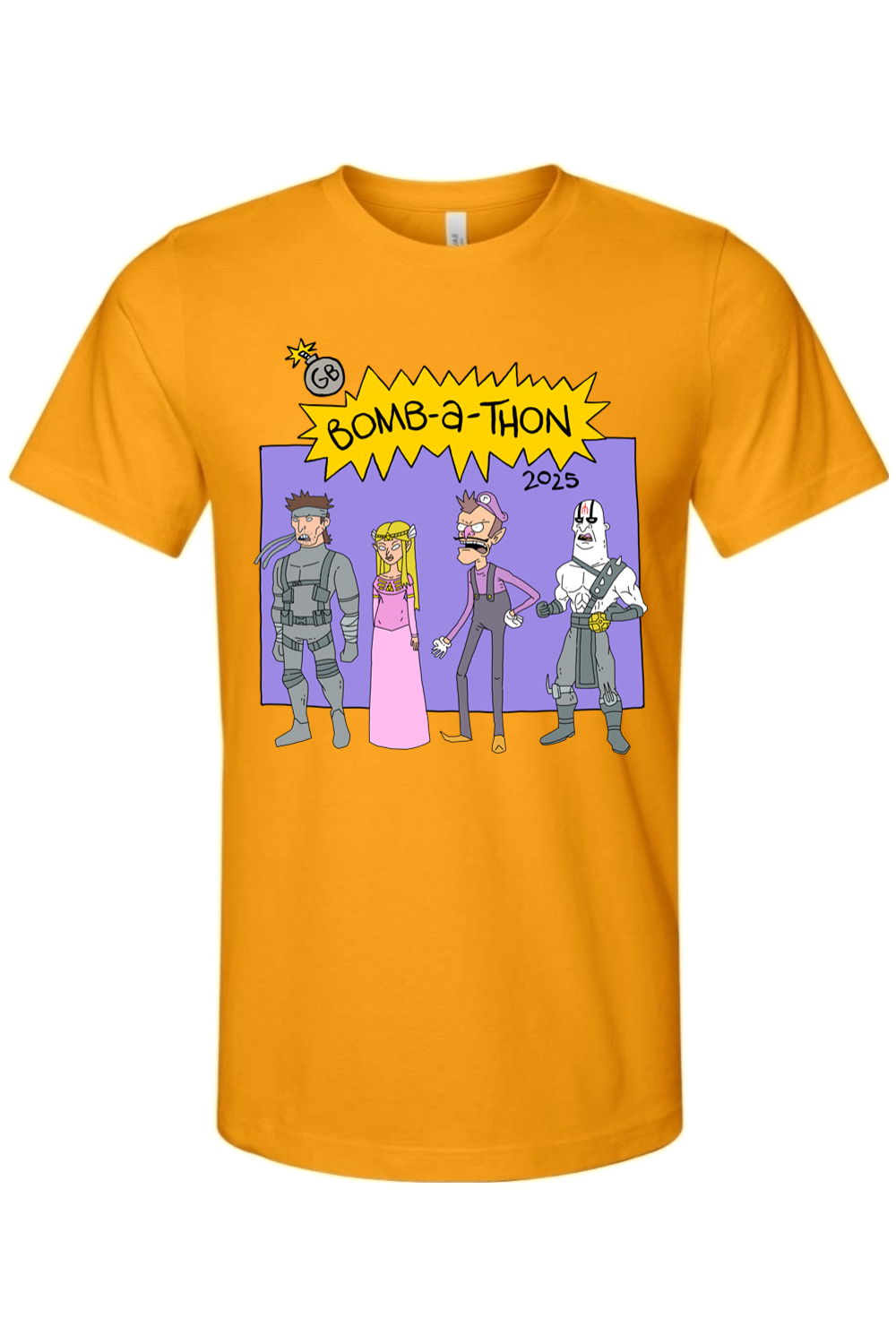 Bombathon 2025 Shirt with Characters