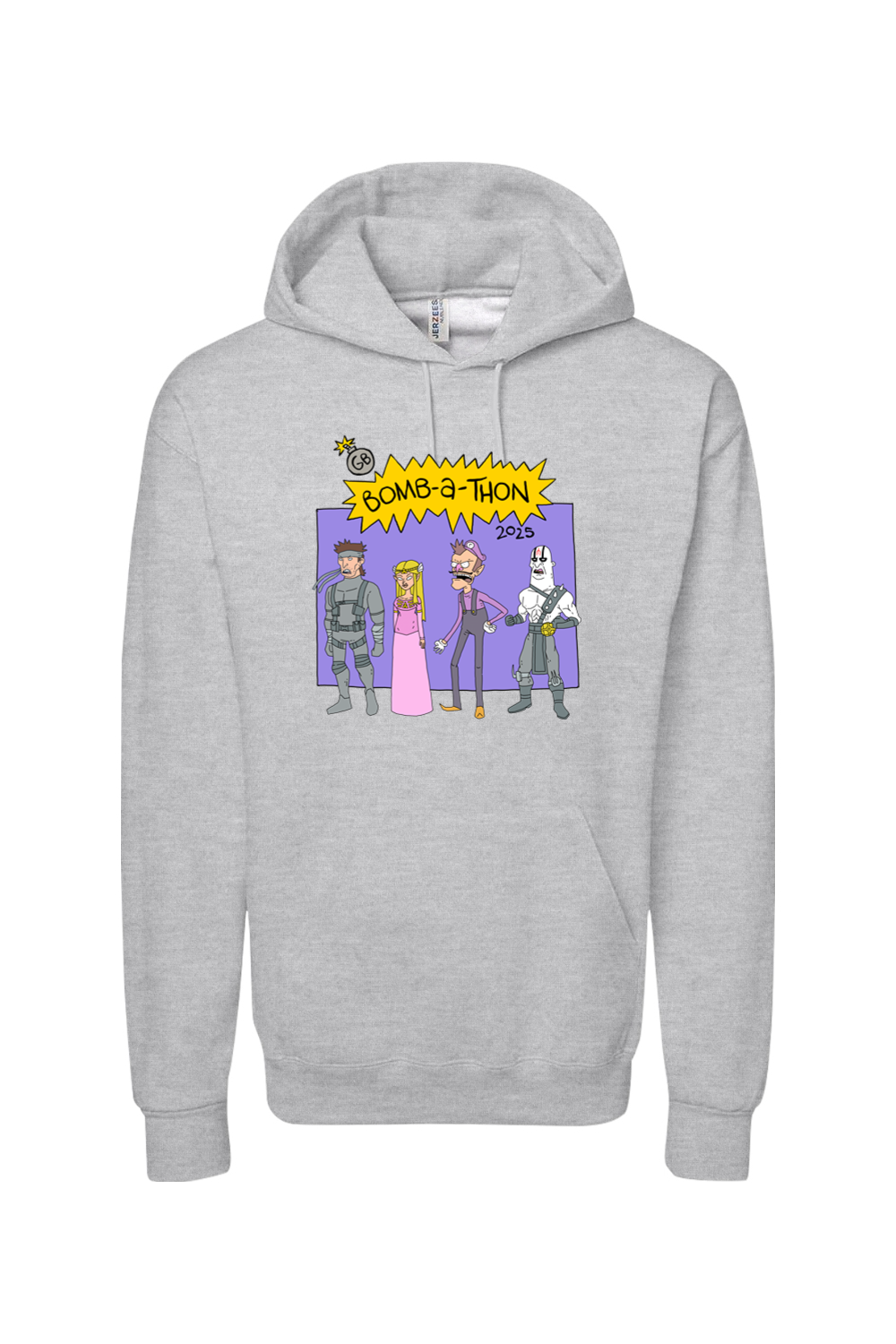Bombathon 2025 Hoodie with Characters