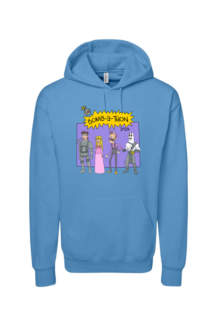 Bombathon 2025 Hoodie with Characters