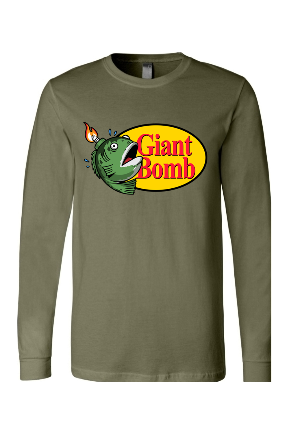 Giant Bomb Long Sleeve Fishing Shirt