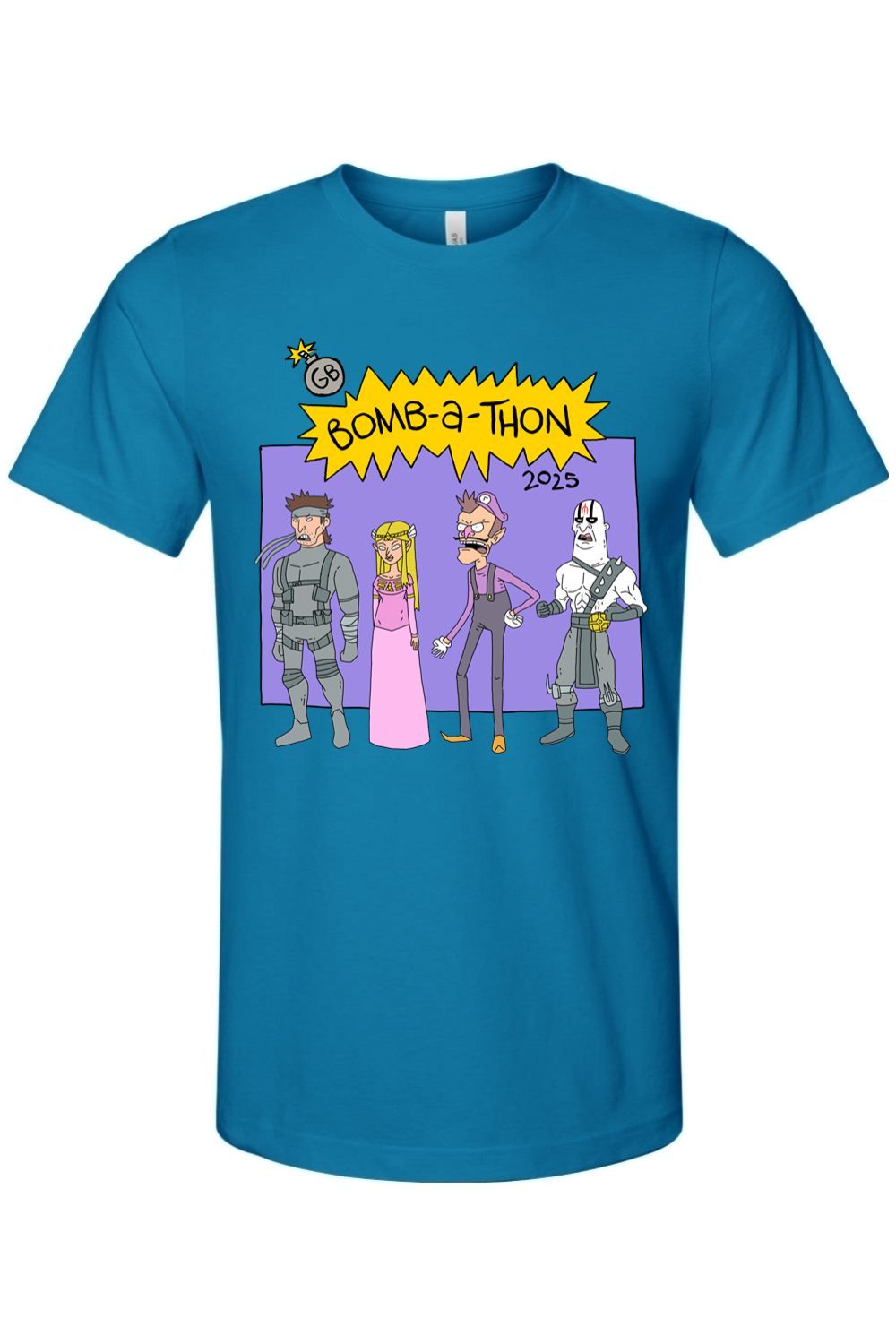 Bombathon 2025 Shirt with Characters