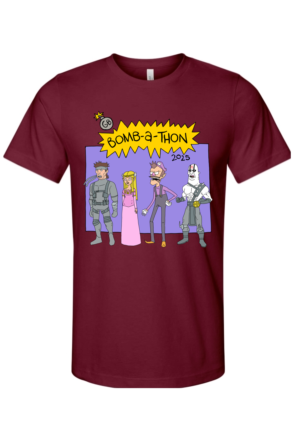 Bombathon 2025 Shirt with Characters