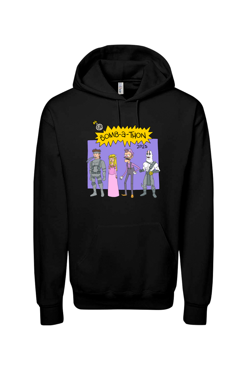 Bombathon 2025 Hoodie with Characters