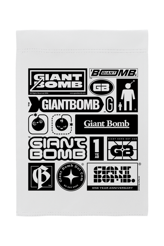 Giant Bomb Racer Garden Flag