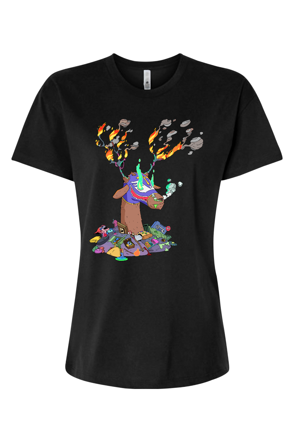 Melting Luchadeer - Women's Short Sleeve