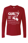 Guilty White Logo - Long Sleeve