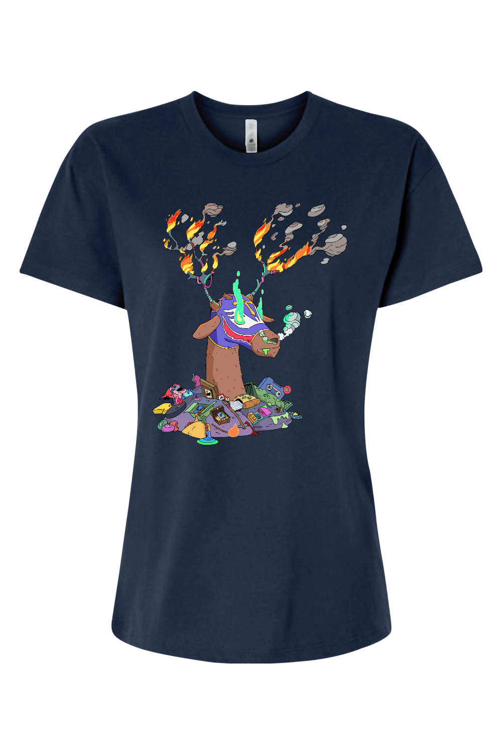 Melting Luchadeer - Women's Short Sleeve