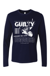 Guilty White Logo - Long Sleeve