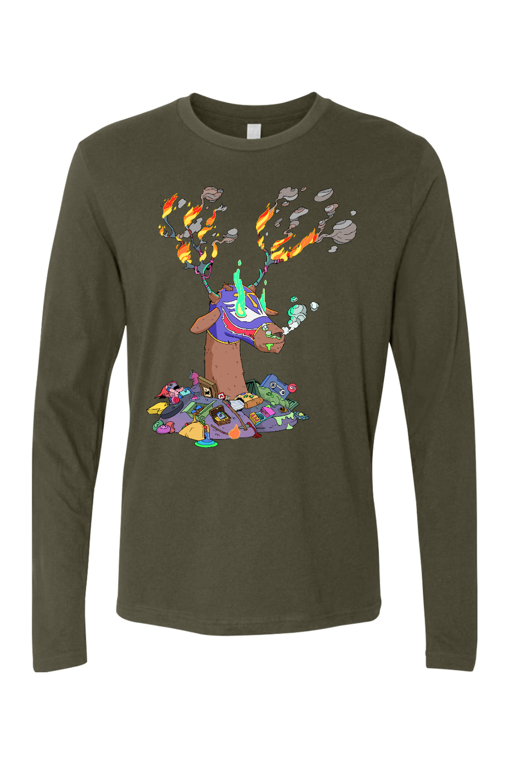 Melting Luchadeer - Long Sleeve