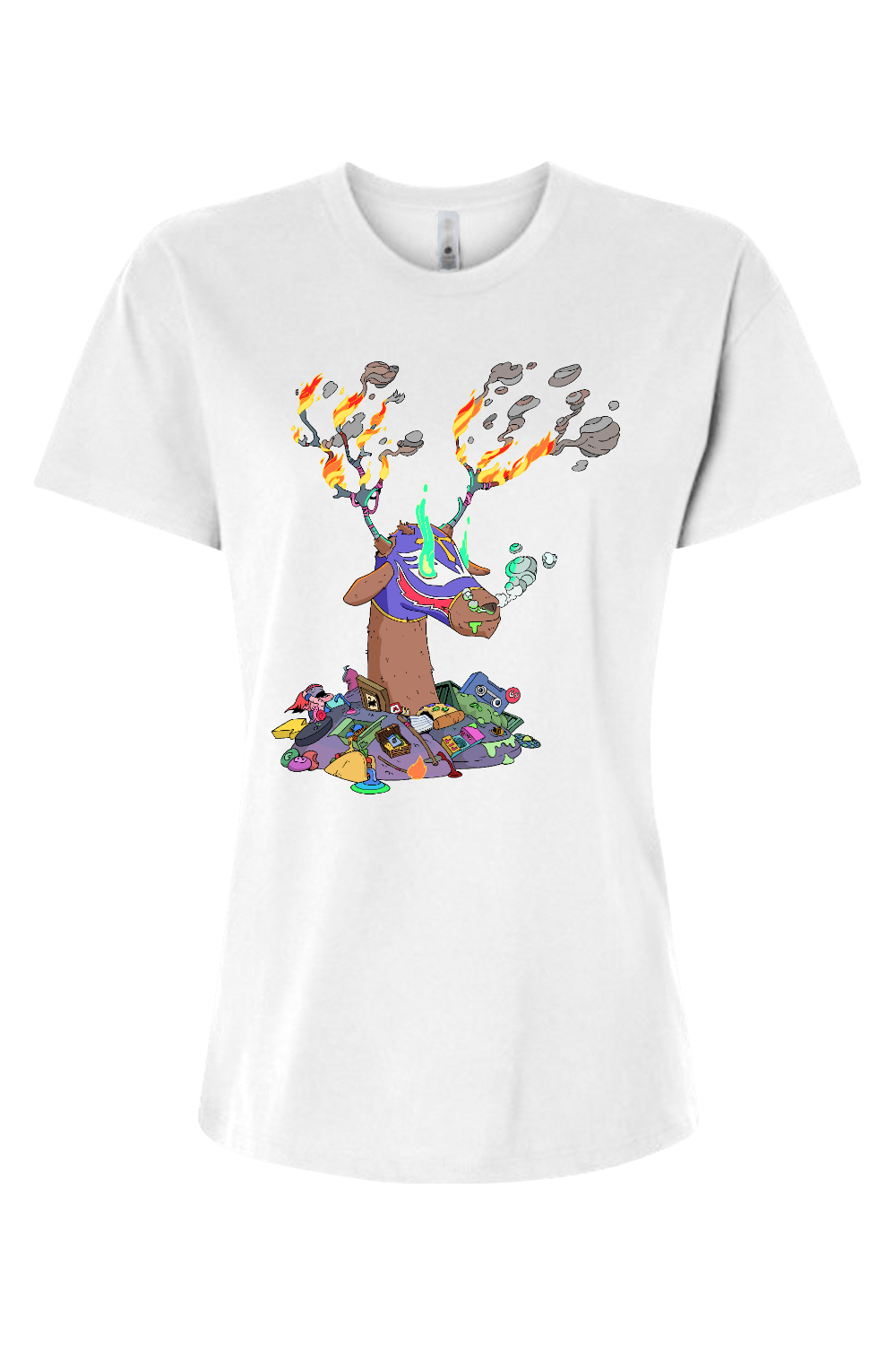 Melting Luchadeer - Women's Short Sleeve