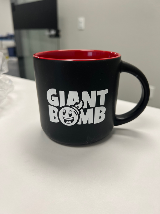 Giant Bomb Matte Black Mug